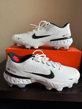 Nike Alpha Huarache Elite 3 Low MCS Men Size 10 Baseball Cleats White CZ5649-103